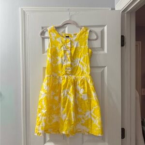 Yellow and White Gap Kids Dress